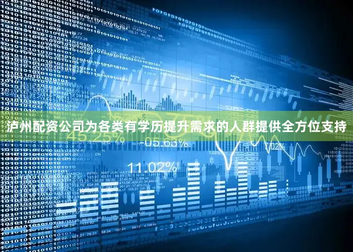 泸州配资公司为各类有学历提升需求的人群提供全方位支持