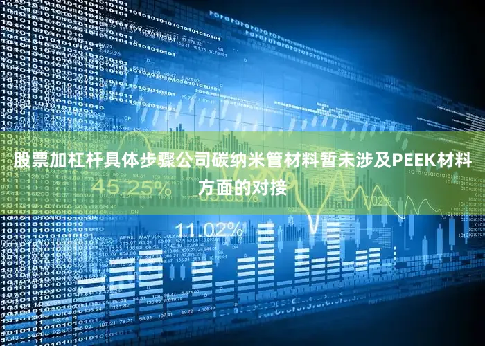股票加杠杆具体步骤公司碳纳米管材料暂未涉及PEEK材料方面的对接